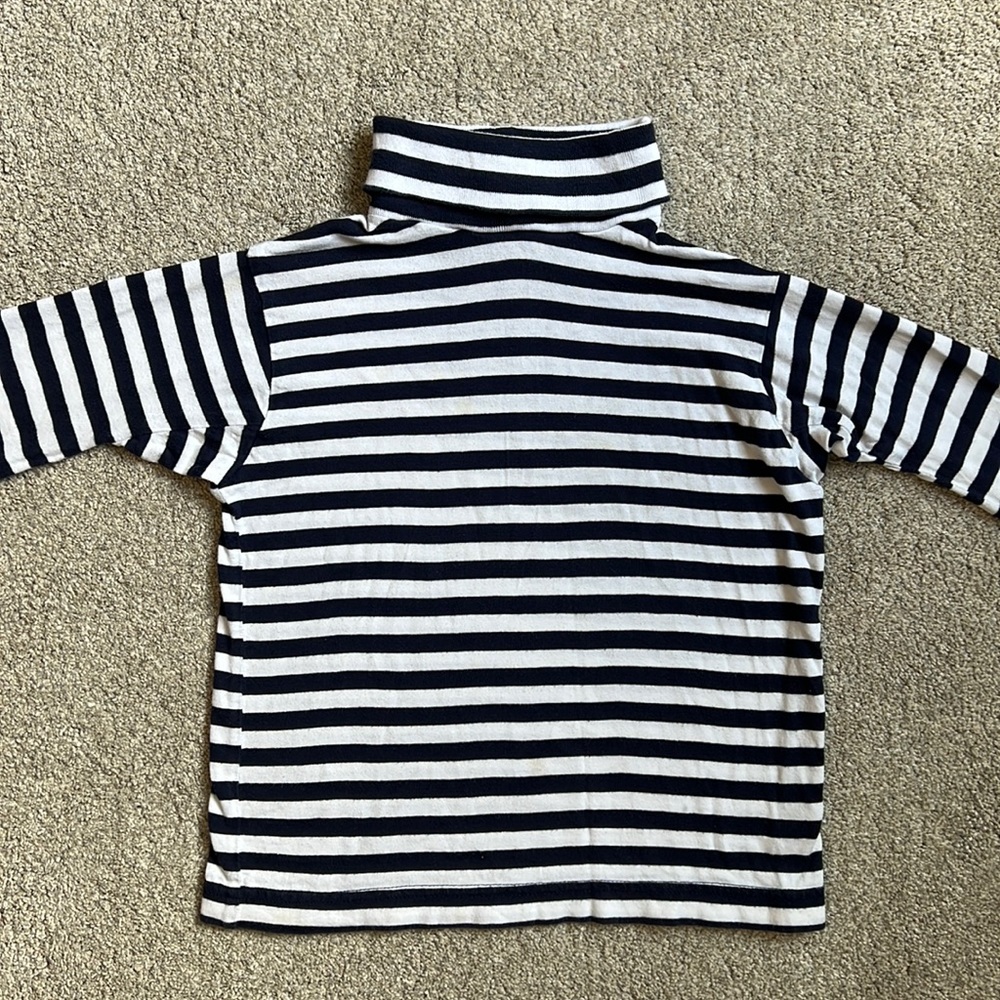 Stripes Turtle Neck Shirt